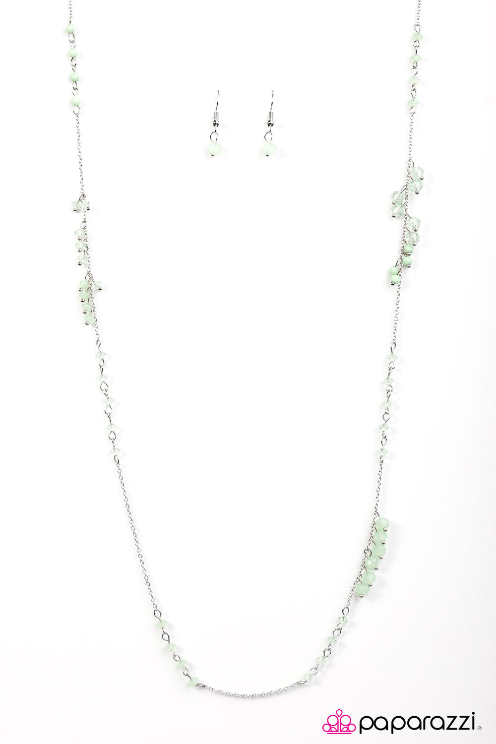Paparazzi ♥ In Your GLITZY-est Dreams - Green ♥ Necklace