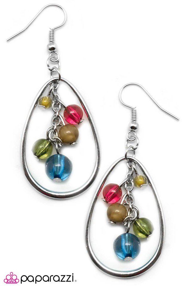 Paparazzi ♥ With Flying Colors - Multi ♥ Earrings