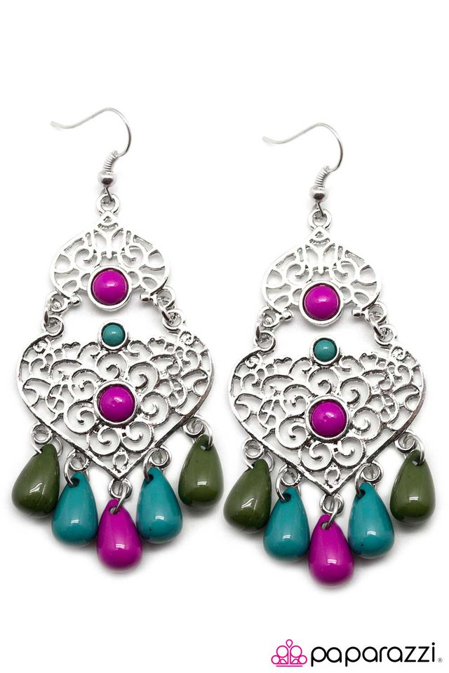 Paparazzi ♥ Boho Bollywood - Multi ♥ Earrings