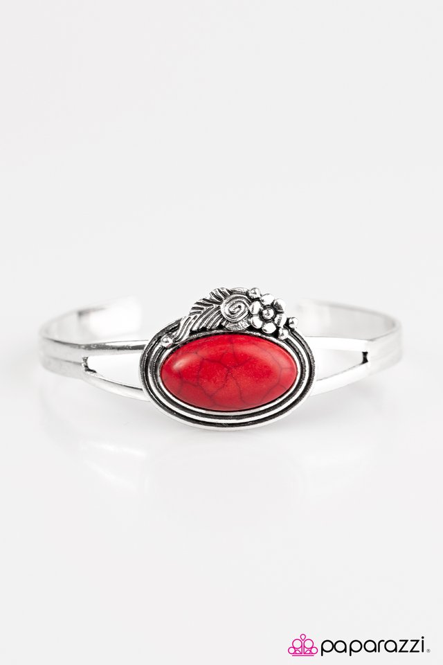 Paparazzi ♥ These Boots Are Made For Walkin - Red ♥ Bracelet-product_sku