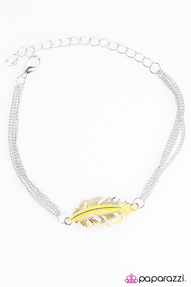 Paparazzi ♥ Great Heights - Yellow ♥ Bracelet