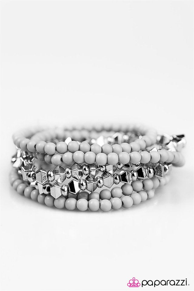 Paparazzi ♥ Nama-SLAY - Silver ♥ Bracelet