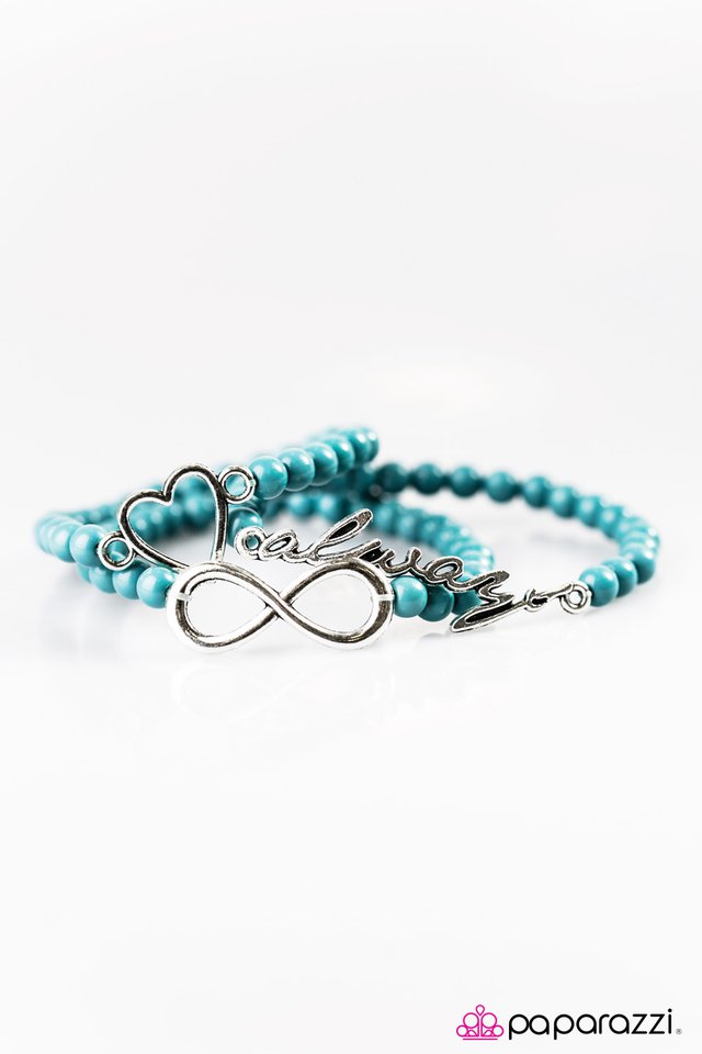 Paparazzi ♥ Forever In Fashion - Blue ♥ Bracelet