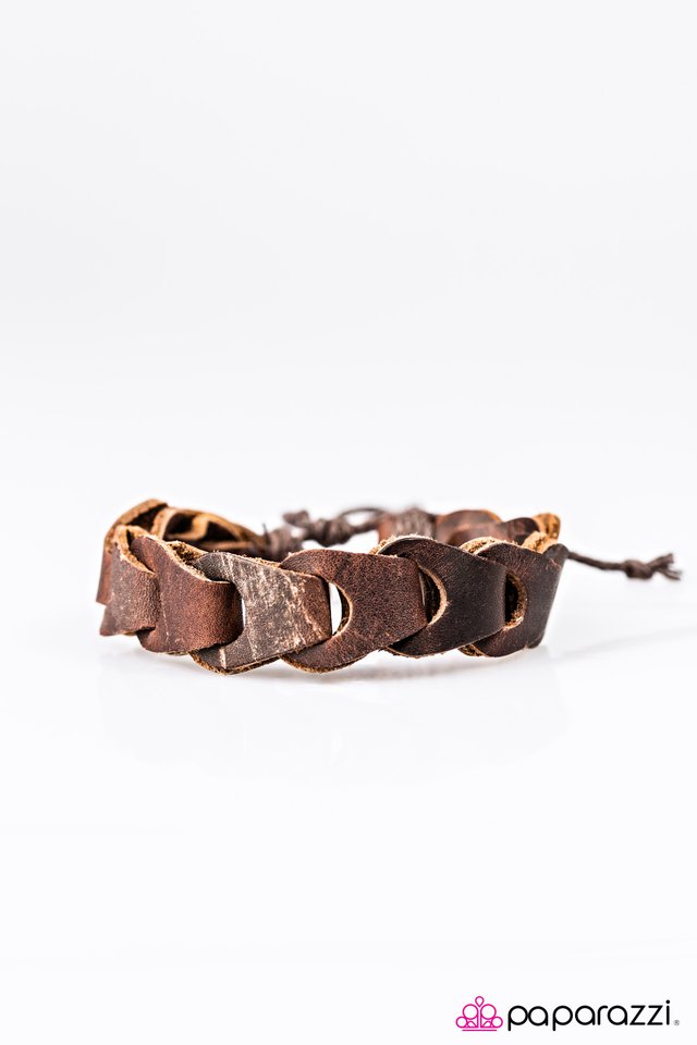 Paparazzi ♥ Safe Harbor - Brown ♥ Bracelet