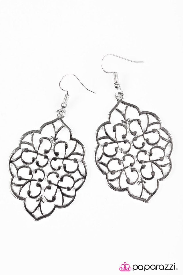 Paparazzi ♥ And ZEN Some - Silver ♥ Earrings