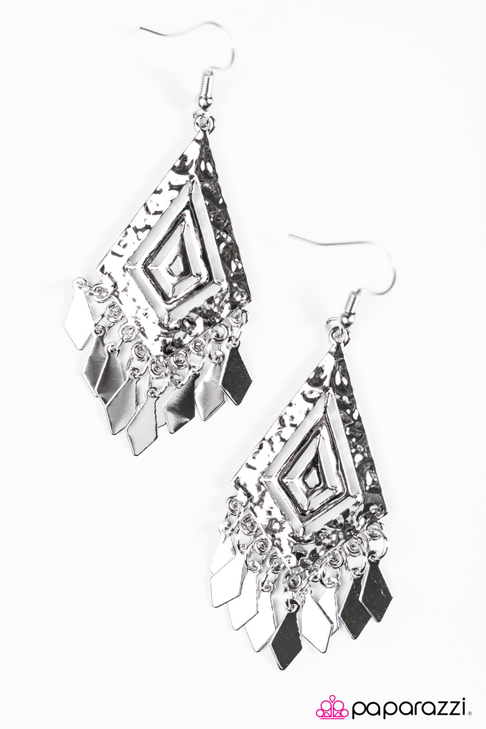 Paparazzi ♥ Higher and Higher - Silver ♥ Earrings