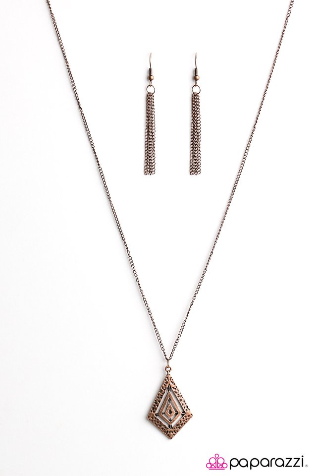 Paparazzi ♥ Home Is Where The Tribe Is - Copper ♥ Necklace