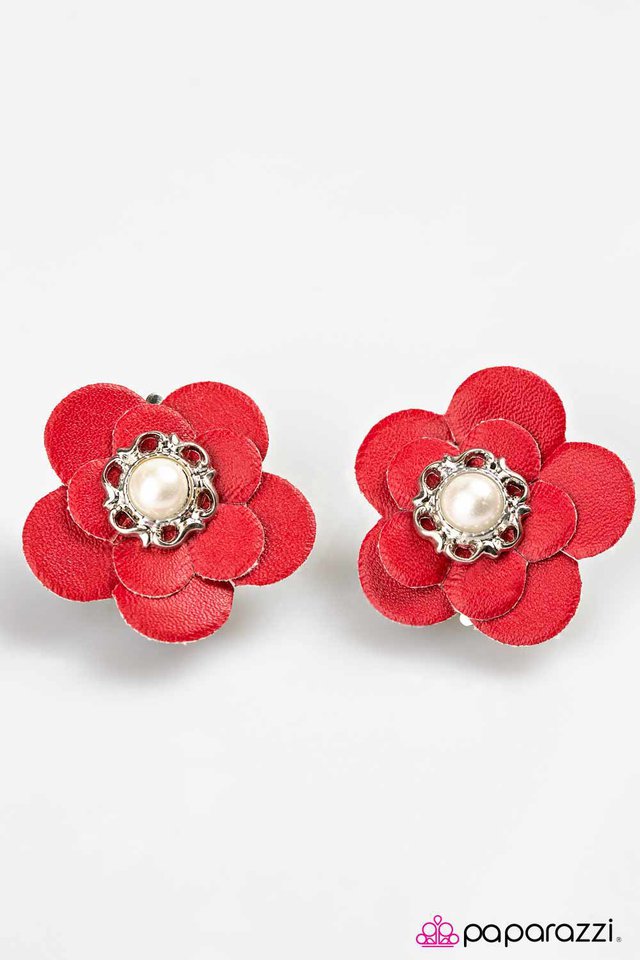 Paparazzi ♥ All Girl - Red ♥ Hair Clip