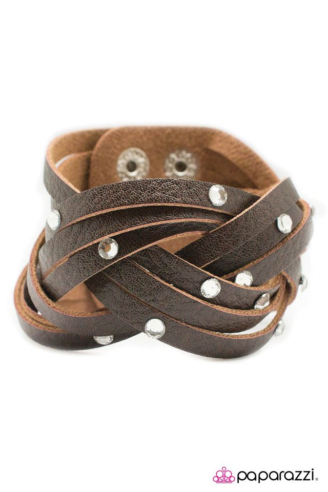 Paparazzi ♥ Dreamweaver - Brown ♥ Bracelet