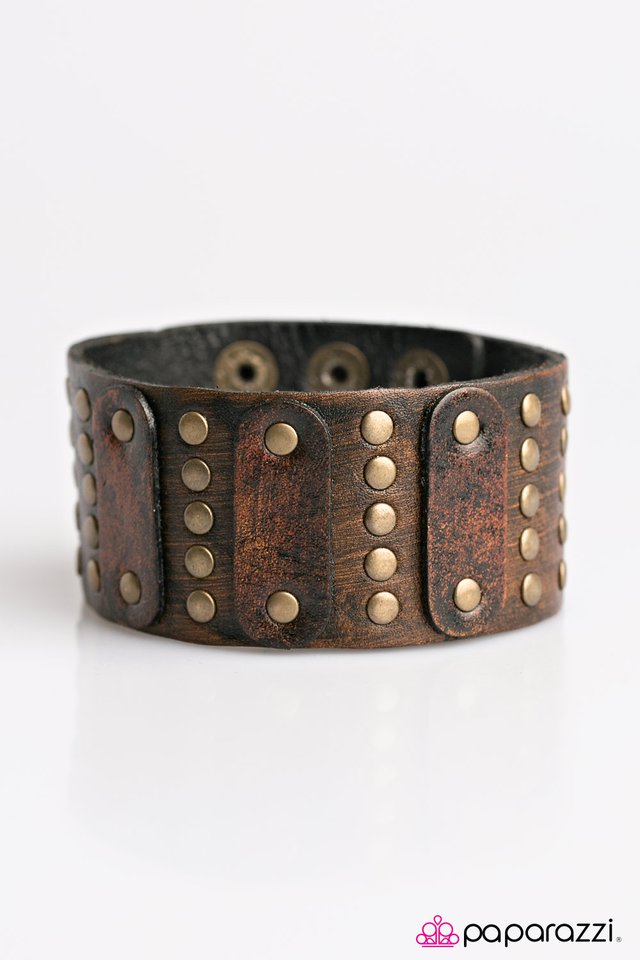 Paparazzi ♥ One For All - Brown ♥ Bracelet