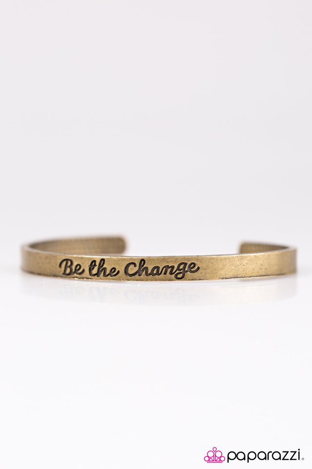 Paparazzi ♥ Be The Change - Brass ♥ Bracelet