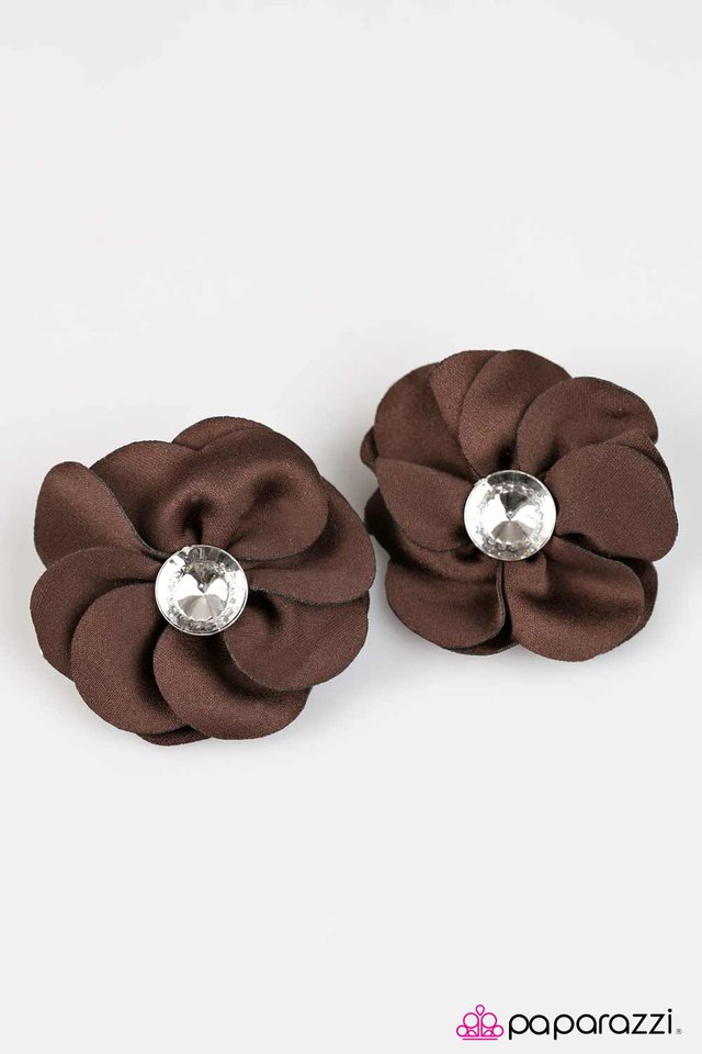 Paparazzi ♥ Little Darlings - Brown ♥ Hair Clip