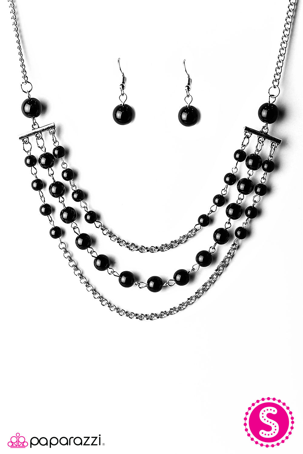 Paparazzi ♥ Dressed For Success - Black ♥ Necklace