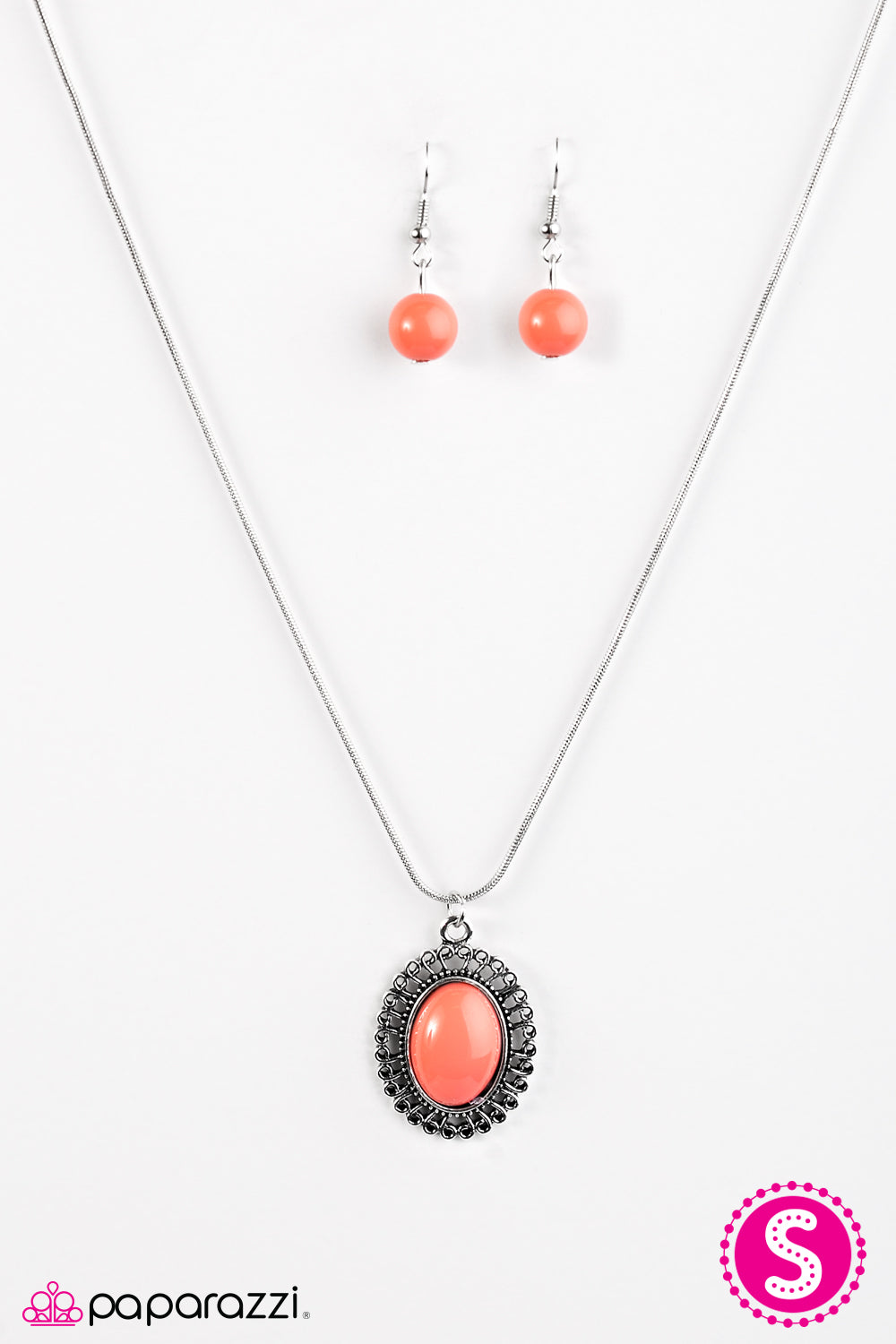 Paparazzi ♥ Western Plains - Orange ♥ Necklace