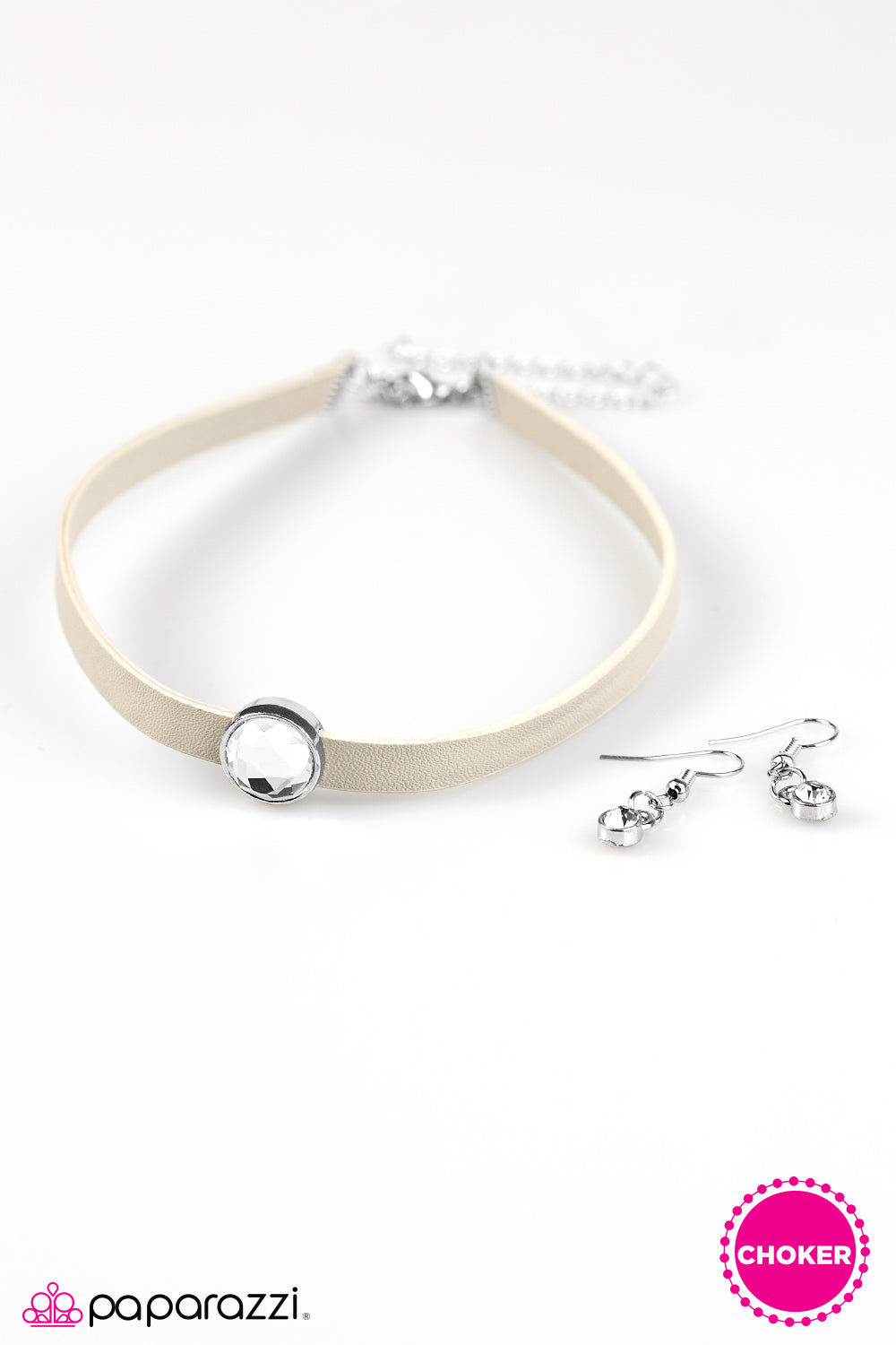 Paparazzi ♥ Shock and Awe - White ♥ Necklace