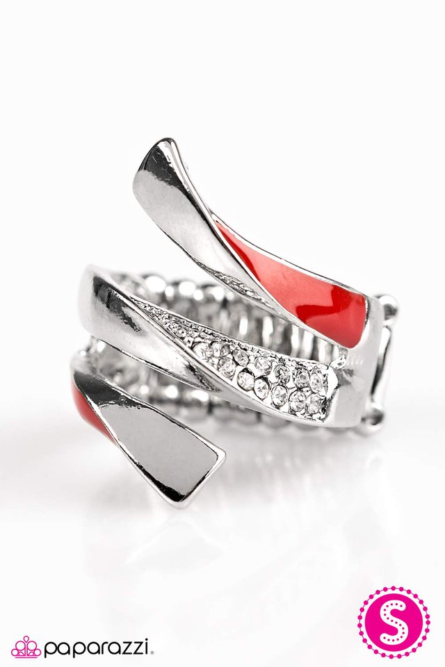 Paparazzi ♥ Wrapped Around My Finger - Red ♥ Ring