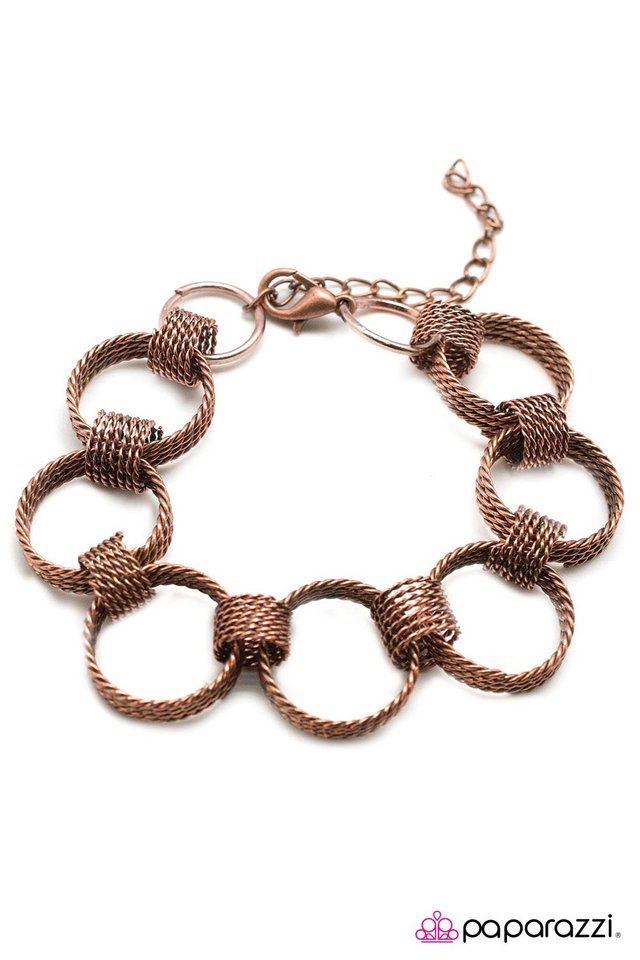 Paparazzi ♥ Infinite Coils - Copper ♥ Bracelet