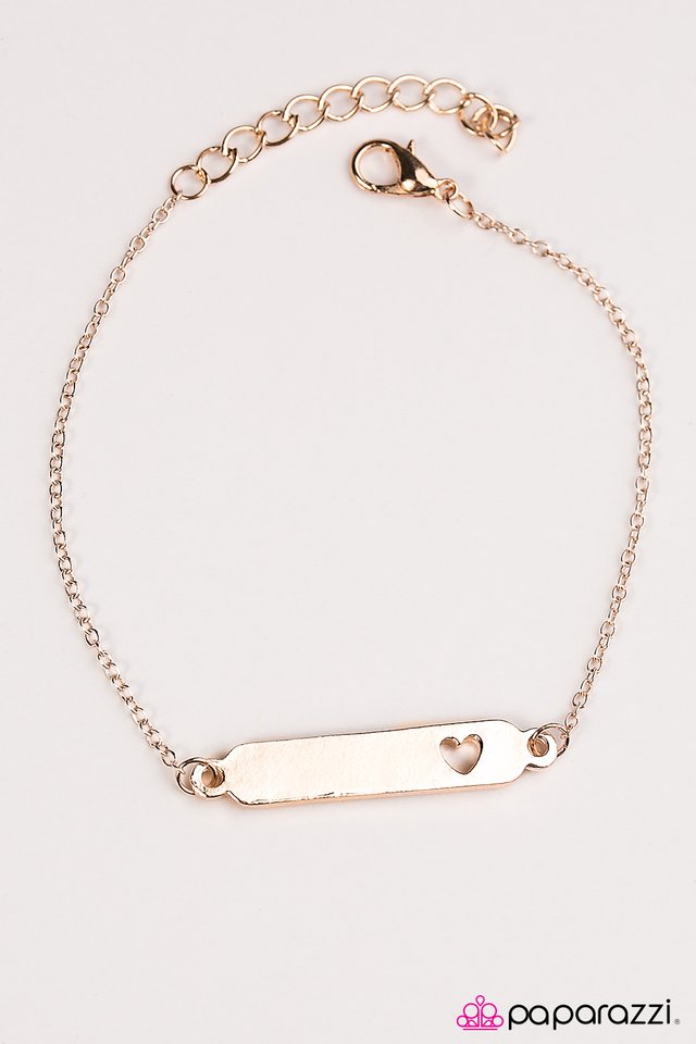 Paparazzi ♥ You Make My Heart Smile - Rose Gold ♥ Bracelet