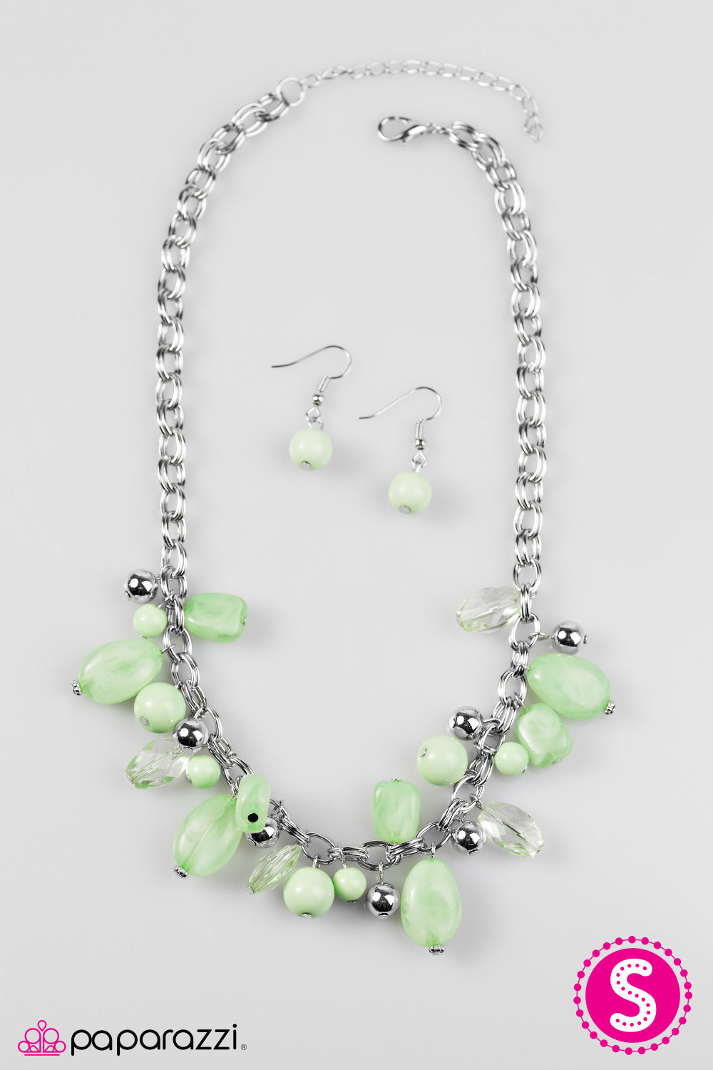 Paparazzi ♥ Ocean Sunset - Green ♥ Necklace