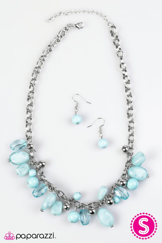 Paparazzi ♥ Ocean Sunset - Blue ♥ Necklace