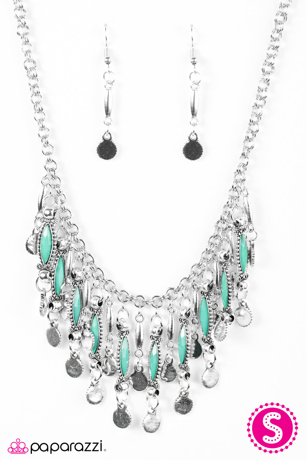 Paparazzi ♥ Wonderfully Wild - Blue ♥ Necklace