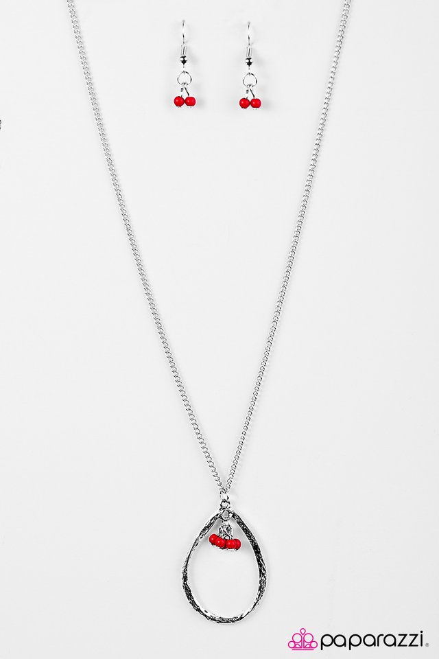 Paparazzi ♥ Summer Skies - Red ♥ Necklace