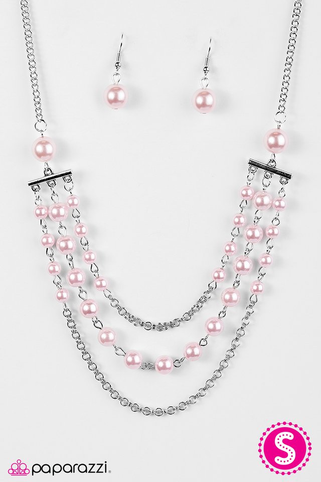 Paparazzi ♥ Dressed For Success - Pink ♥ Necklace