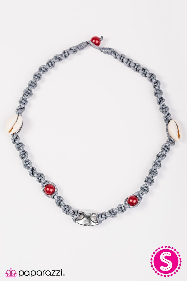 Paparazzi ♥ Island Ways - Red ♥ Necklace