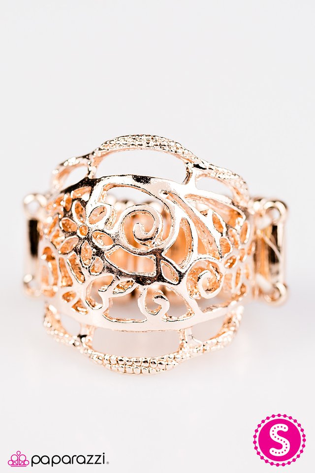 Paparazzi ♥ Gorgeous Gardens - Rose Gold ♥ Ring