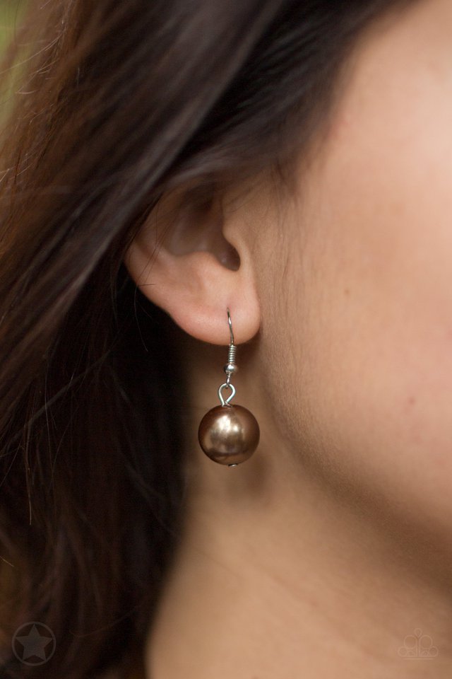 Paparazzi ♥ All The Trimmings - Brown ♥ Necklace