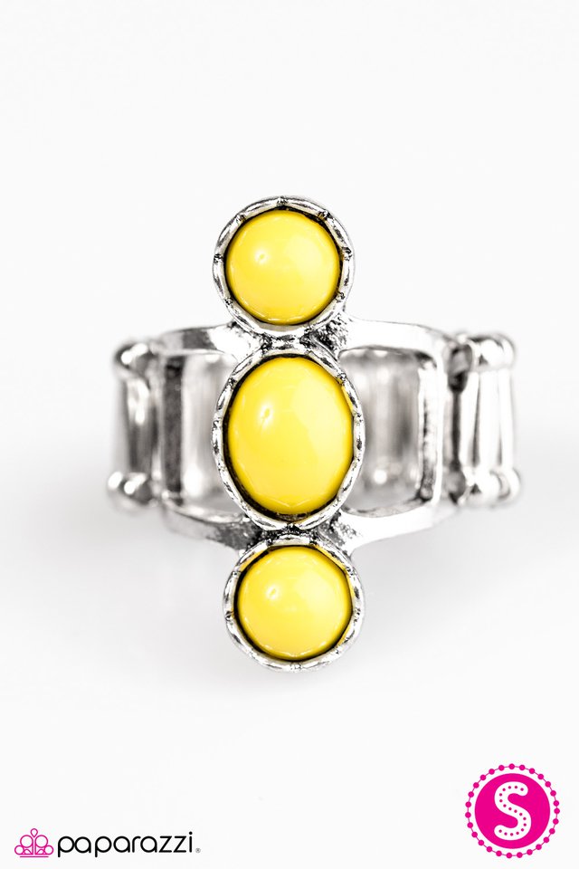 Paparazzi ♥ Into The Desert - Yellow ♥ Ring