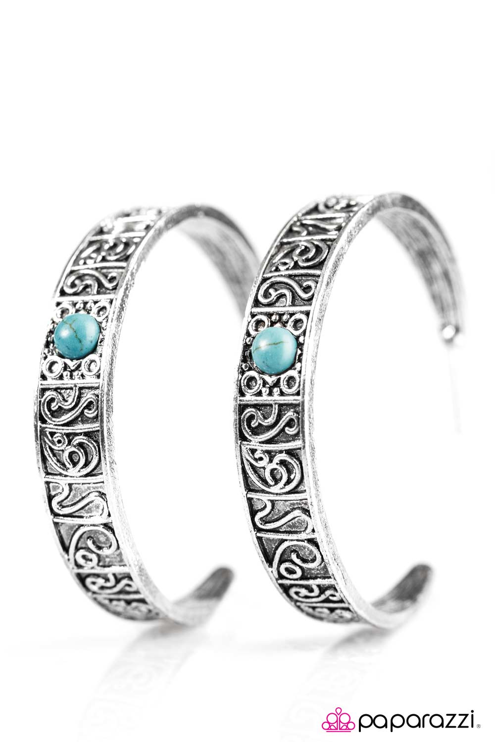 Paparazzi ♥ Incan Ruins - Blue ♥ Earrings