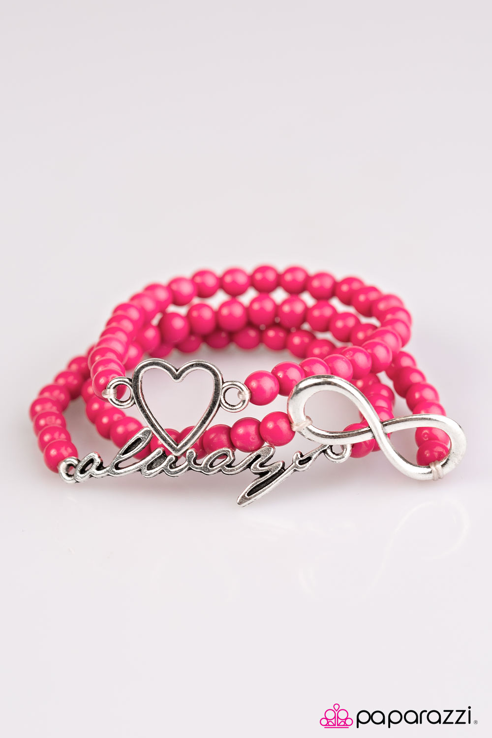 Paparazzi ♥ Forever In Fashion - Pink ♥ Bracelet