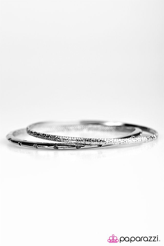 Paparazzi ♥ Glitz Royale - Silver ♥ Bracelet