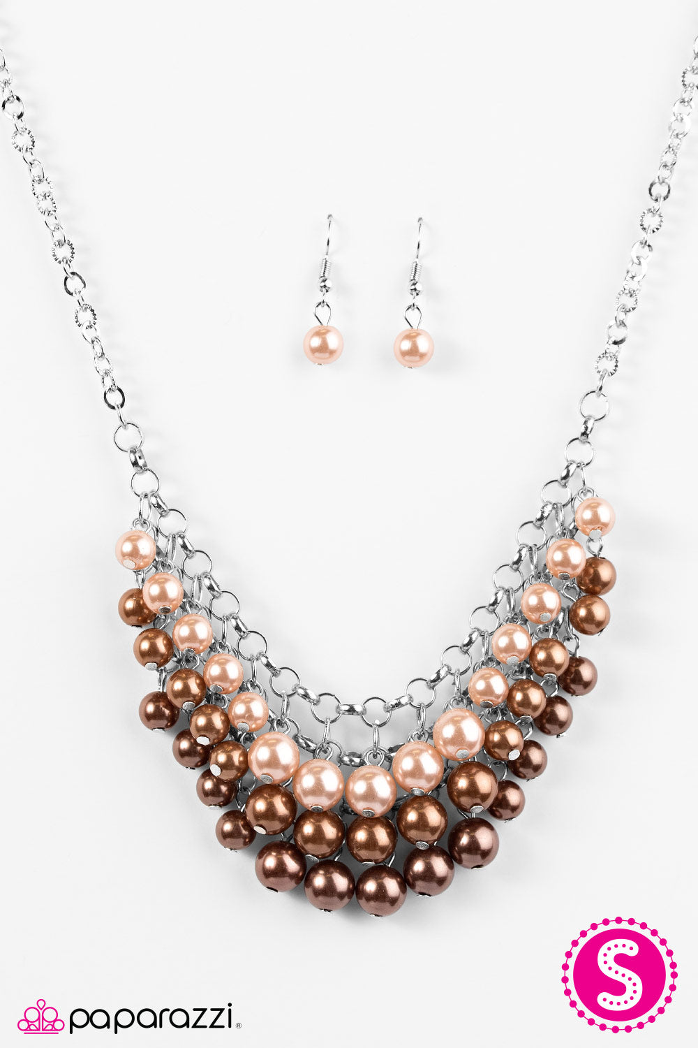 Paparazzi ♥ Lets Be Mermaids - Brown ♥ Necklace