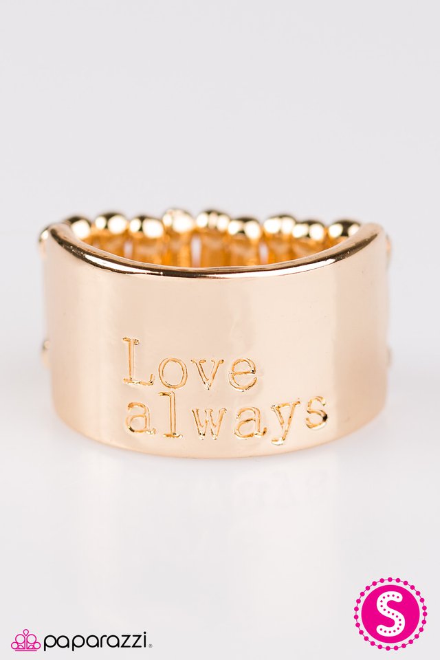 Paparazzi ♥ Love Always - Gold ♥ Ring