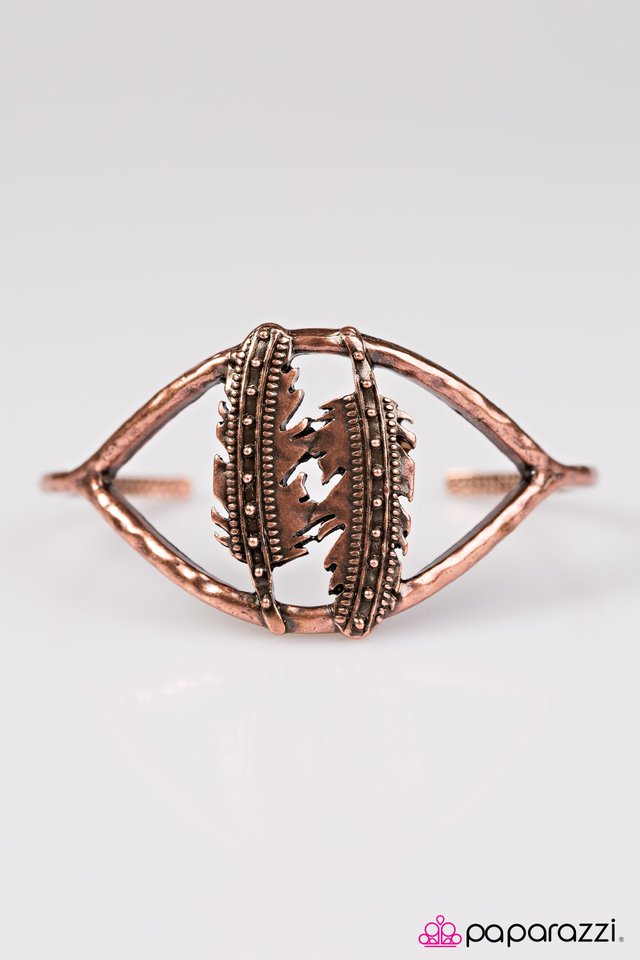 Paparazzi ♥ One Wild FLIGHT - Copper ♥ Bracelet