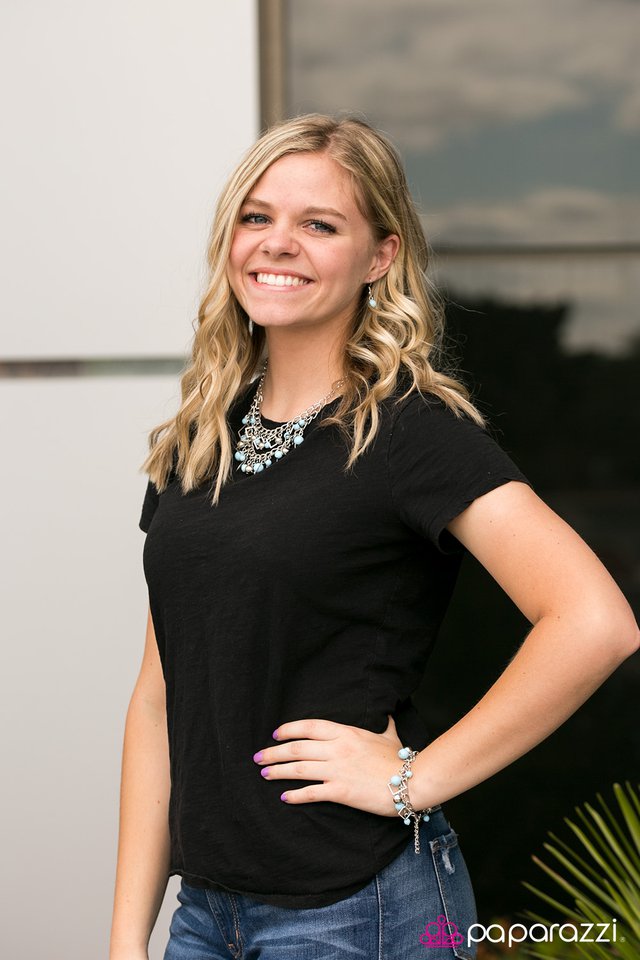 Paparazzi ♥ Hall Of FRAME - Blue ♥ Bracelet