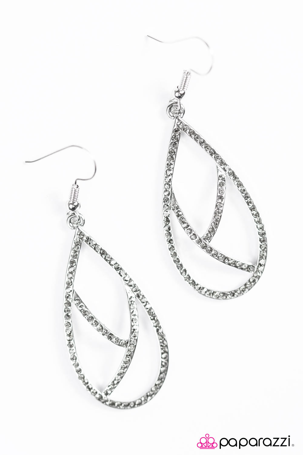 Paparazzi ♥ Take By Storm - Silver ♥ Earrings