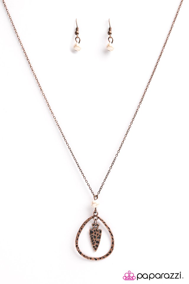 Paparazzi ♥ A Free SPEAR-it - Copper ♥ Necklace