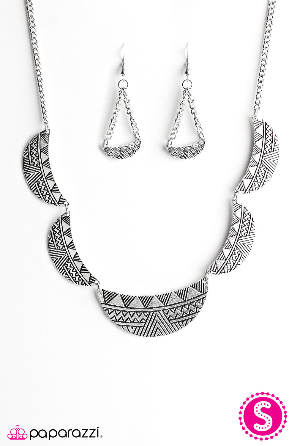 Paparazzi ♥ As MOON As Possible - Silver ♥ Necklace