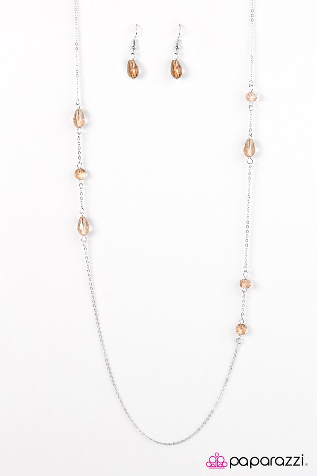 Paparazzi ♥ Mornings Are For Mimosas - Brown ♥ Necklace