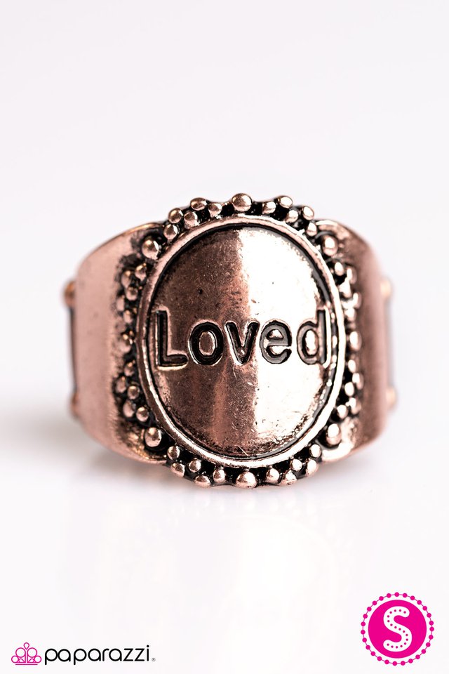 Paparazzi ♥ Feelin Loved - Copper ♥ Ring