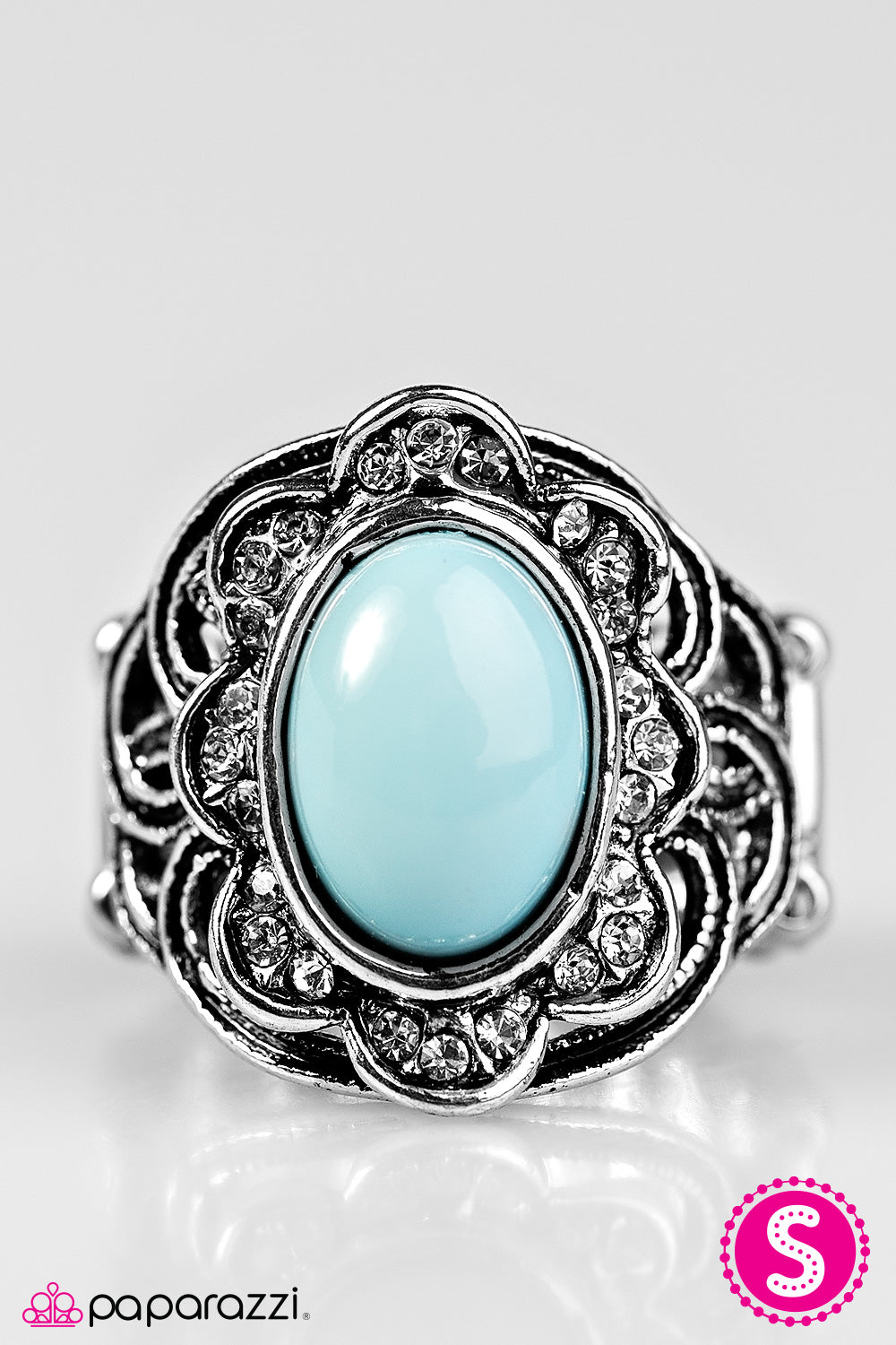 Paparazzi ♥ We BEAD To Talk - Blue ♥ Ring