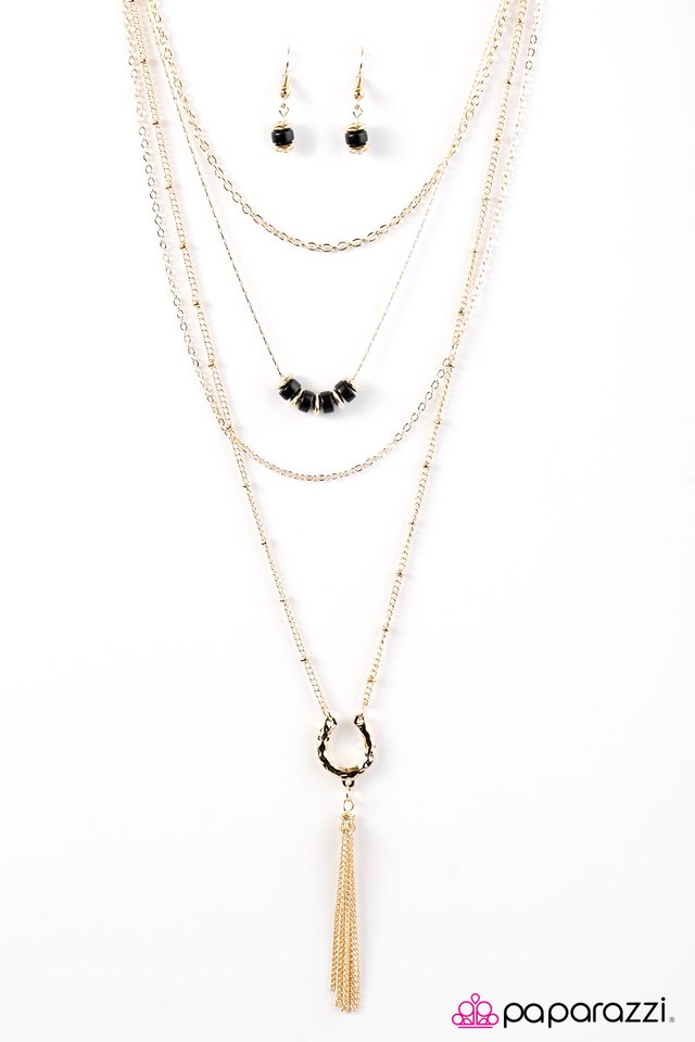 Paparazzi ♥ Boot Scootin Boogie - Black ♥ Necklace