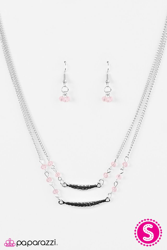 Paparazzi ♥ Tropical Getaway - Pink ♥ Necklace
