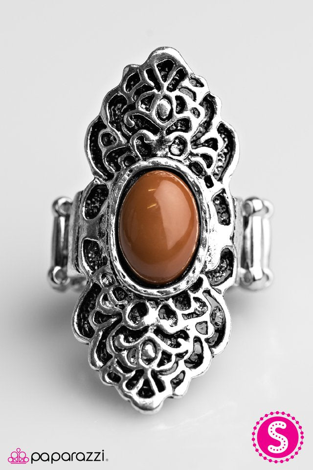Paparazzi ♥ Scenic Drive - Brown ♥ Ring
