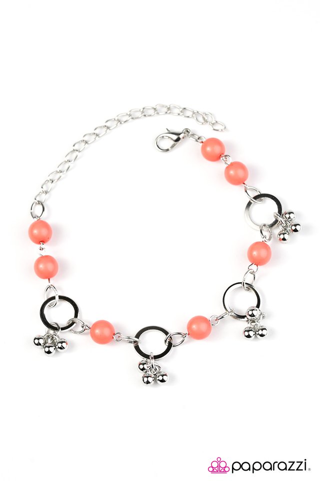 Paparazzi ♥ Cast Ashore - Orange ♥ Bracelet
