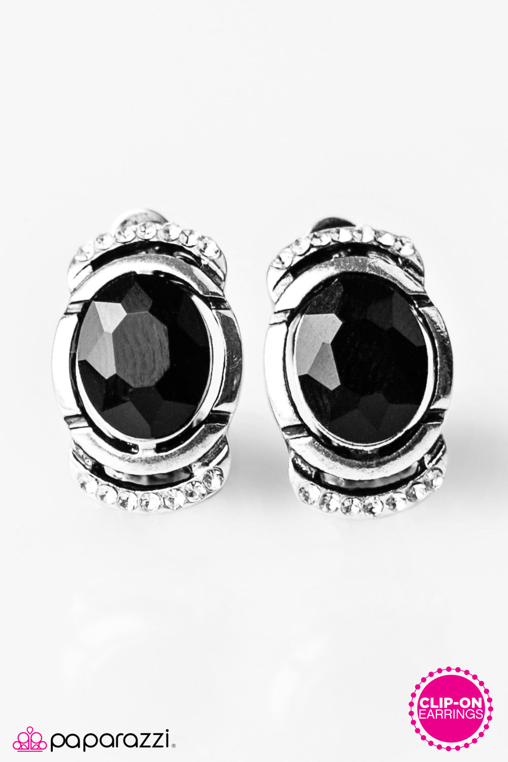 Paparazzi ♥ Explore The Galaxy - Black ♥ Clip-On