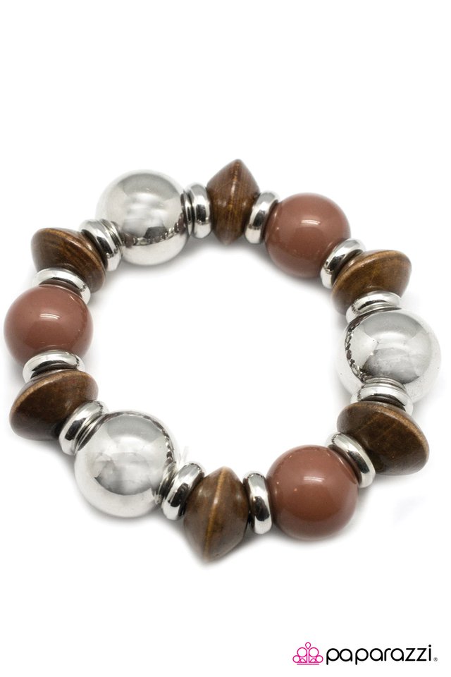 Paparazzi ♥ Thats a Stretch - Brown ♥ Bracelet